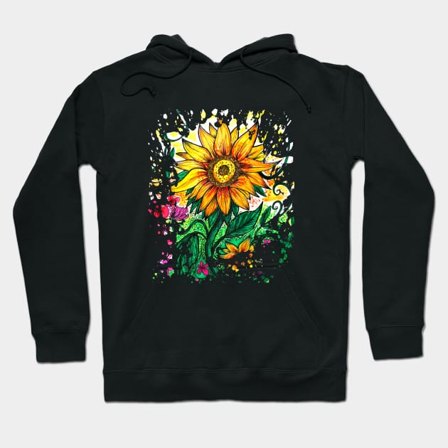 Sunflower Hoodie by adamzworld